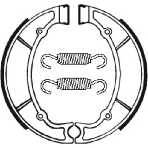 Mâchoires de frein TECNIUM Street organique - BA063