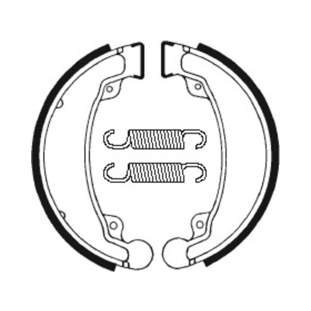 Mâchoires de frein TECNIUM Scooter/Street/Quad organique - BA069