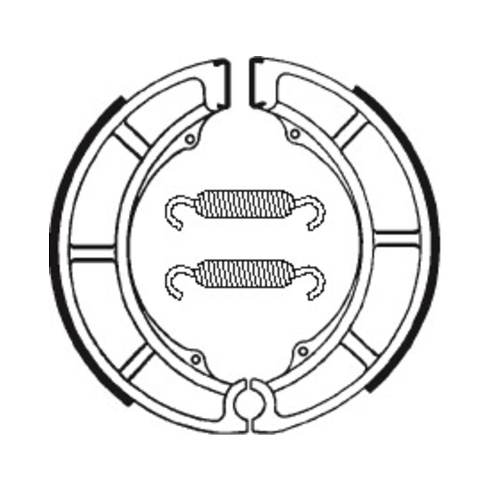 Mâchoires de frein TECNIUM Street organique - BA097