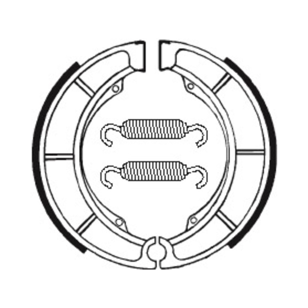 Mâchoires de frein TECNIUM Street/Quad organique - BA098