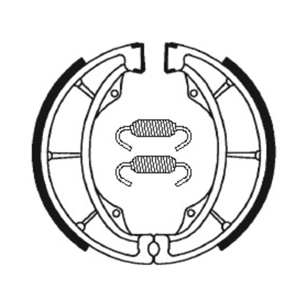 Mâchoires de frein TECNIUM Street/Off-Road/Quad organique - BA183