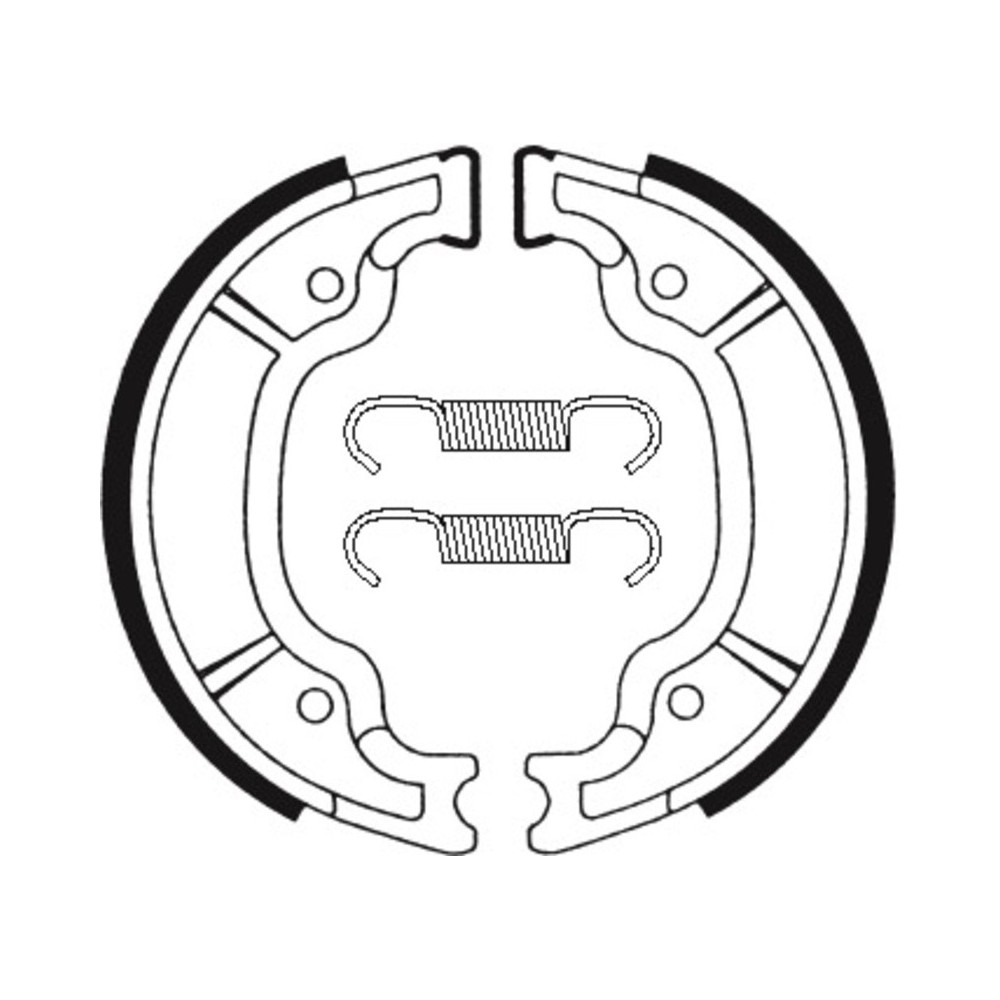 Mâchoires de frein TECNIUM Scooter/Street organique - BA199
