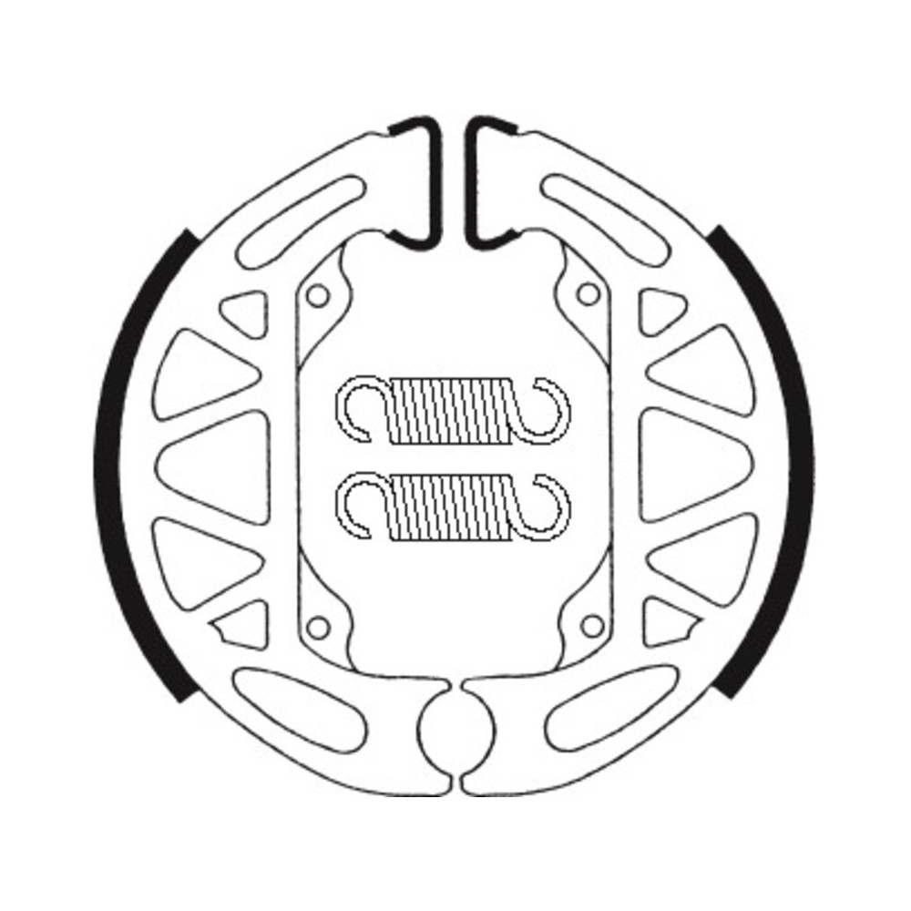 Mâchoires de frein TECNIUM Scooter organique - BA200