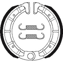 Mâchoires de frein TECNIUM Scooter organique - BA206