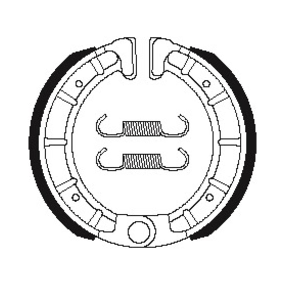 Mâchoires de frein TECNIUM Scooter organique - BA206
