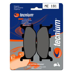 Plaquettes de frein TECNIUM Scooter organique - ME191