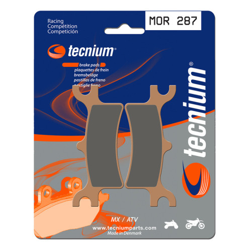Plaquettes de frein TECNIUM Racing MX/Quad métal fritté - MOR287