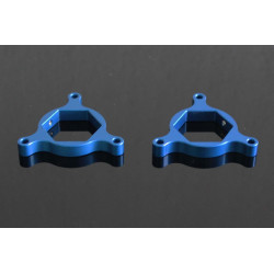 Ajusteur réglage de fourche 22mm aluminium bleu