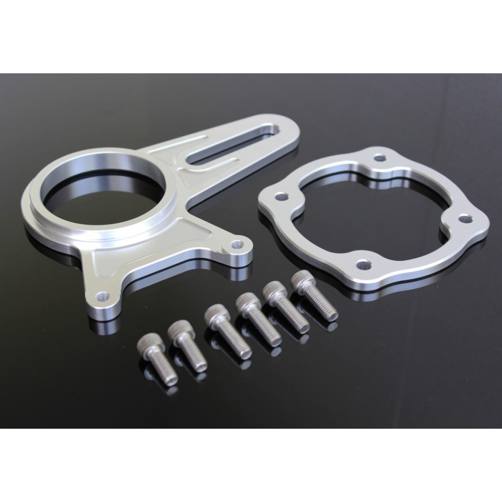 Support étrier Brembo 84mm argent, Honda 250 NSR MC28 et 400 RVF NC35