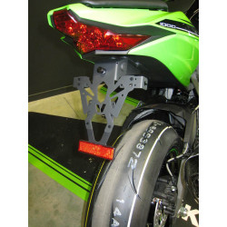Support de plaque V PARTS noir Kawasaki ZX10R V PARTS 1 - AVSmoto Racing Parts 