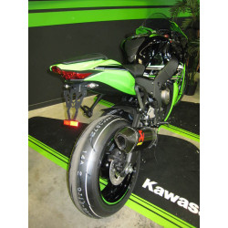 Support de plaque V PARTS noir Kawasaki ZX10R V PARTS 5 - AVSmoto Racing Parts 