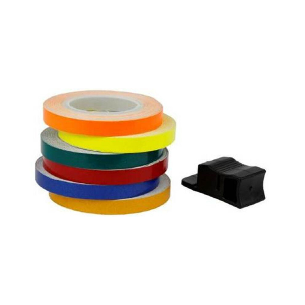 Liseré de jantes V PARTS 6m x 7mm jaune V PARTS 1 - AVSmoto Racing Parts 