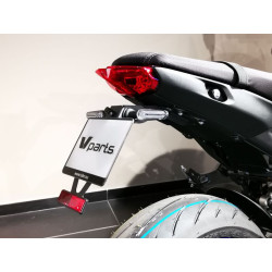 Support de plaque V PARTS noir - Yamaha MT-09 V PARTS 1 - AVSmoto Racing Parts 