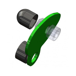 Cache-orifice clignotants avant V PARTS 2 pièces - Indian Scout Sixty V PARTS 5 - AVSmoto Racing Parts 