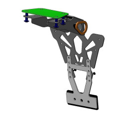 Support de plaque V PARTS noir - Yamaha MT-10 V PARTS 3 - AVSmoto Racing Parts 