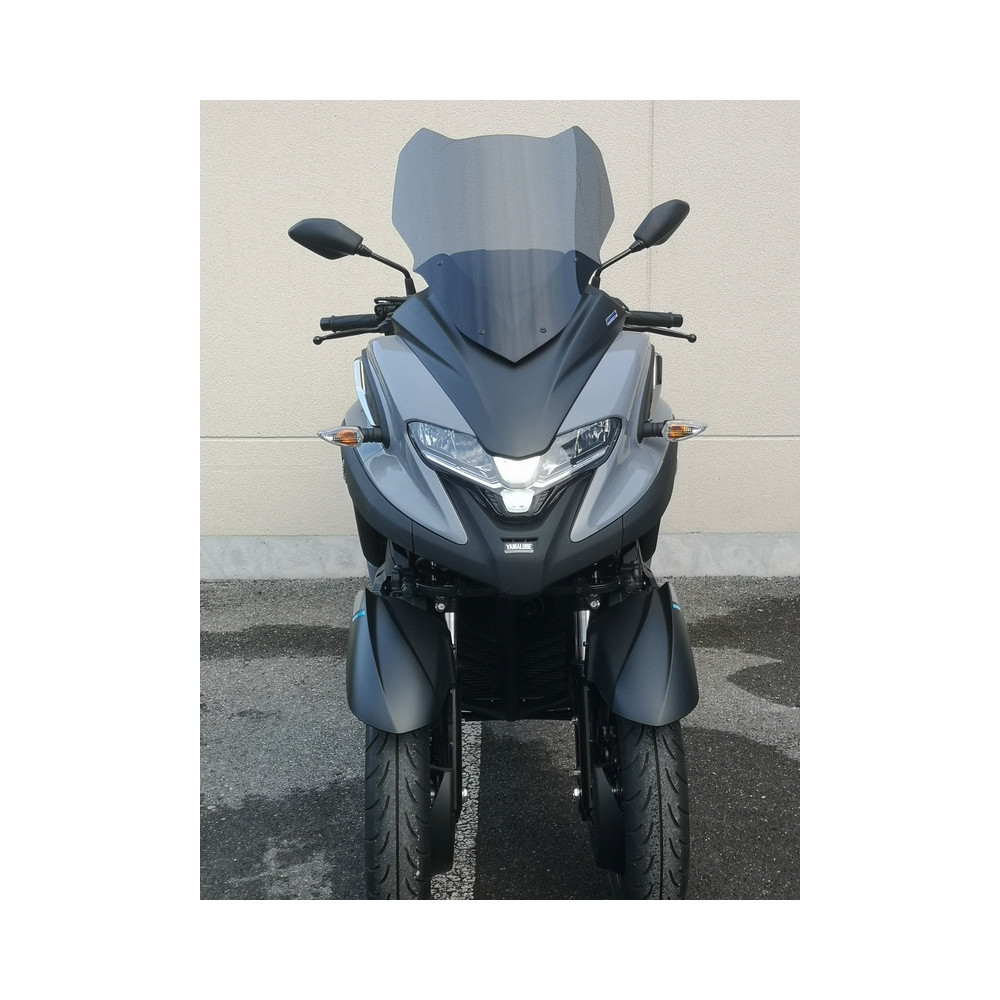 Bulle V PARTS haute protection noir fumé - Yamaha Tricity 300