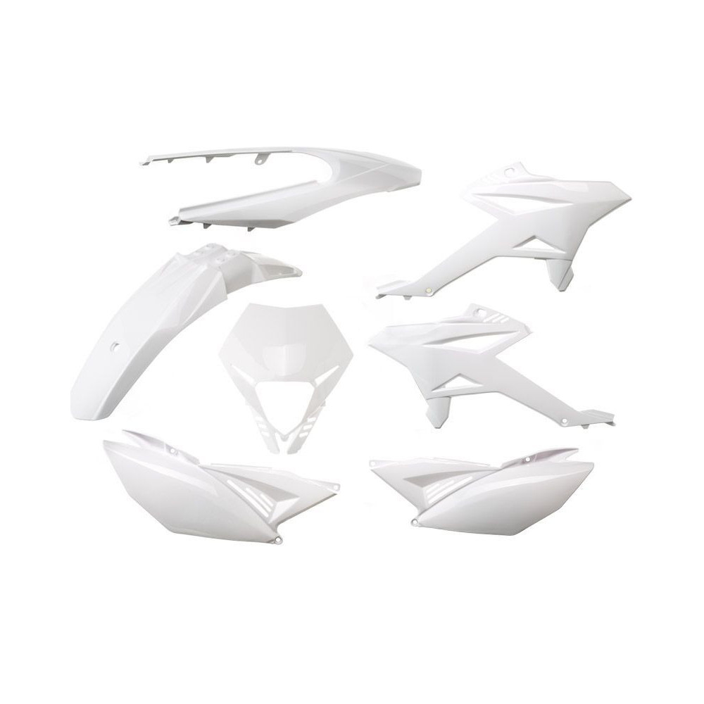 Kit plastique blanc brillant - Beta RR 50 2011-20 O PARTS 1 - AVSmoto Racing Parts 