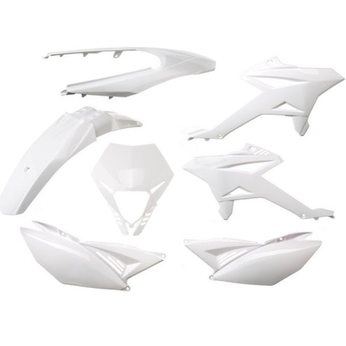 Kit plastique blanc brillant - Beta RR 50 2011-20 O PARTS 1 - AVSmoto Racing Parts 