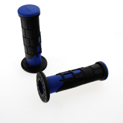 Revêtements BIHR Vintage Bicolore gauffré - bleu Bihr 1 - AVSmoto Racing Parts 