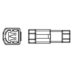 Câble adaptateur HIGHSIDER clignotant - Ducati