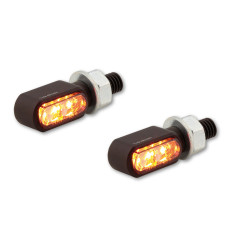 Clignotants LED HIGHSIDER Little Bronx 3en1 - clignotant/feu stop/feu de position arrière - par paire