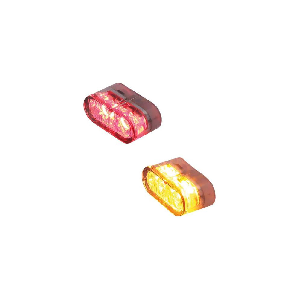 Clignotants LED HIGHSIDER Little Star-MX Pro 3en1 - feu arrière, feu stop, clignotants