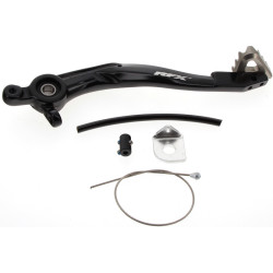 Pédale de frein arrière RFX Pro Series anodisé dur noir/titane RFX 1 - AVSmoto Racing Parts 