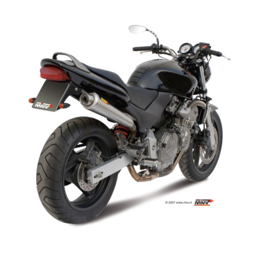 Silencieux MIVV X-Cone inox brossé Honda CB600F Hornet 98-00