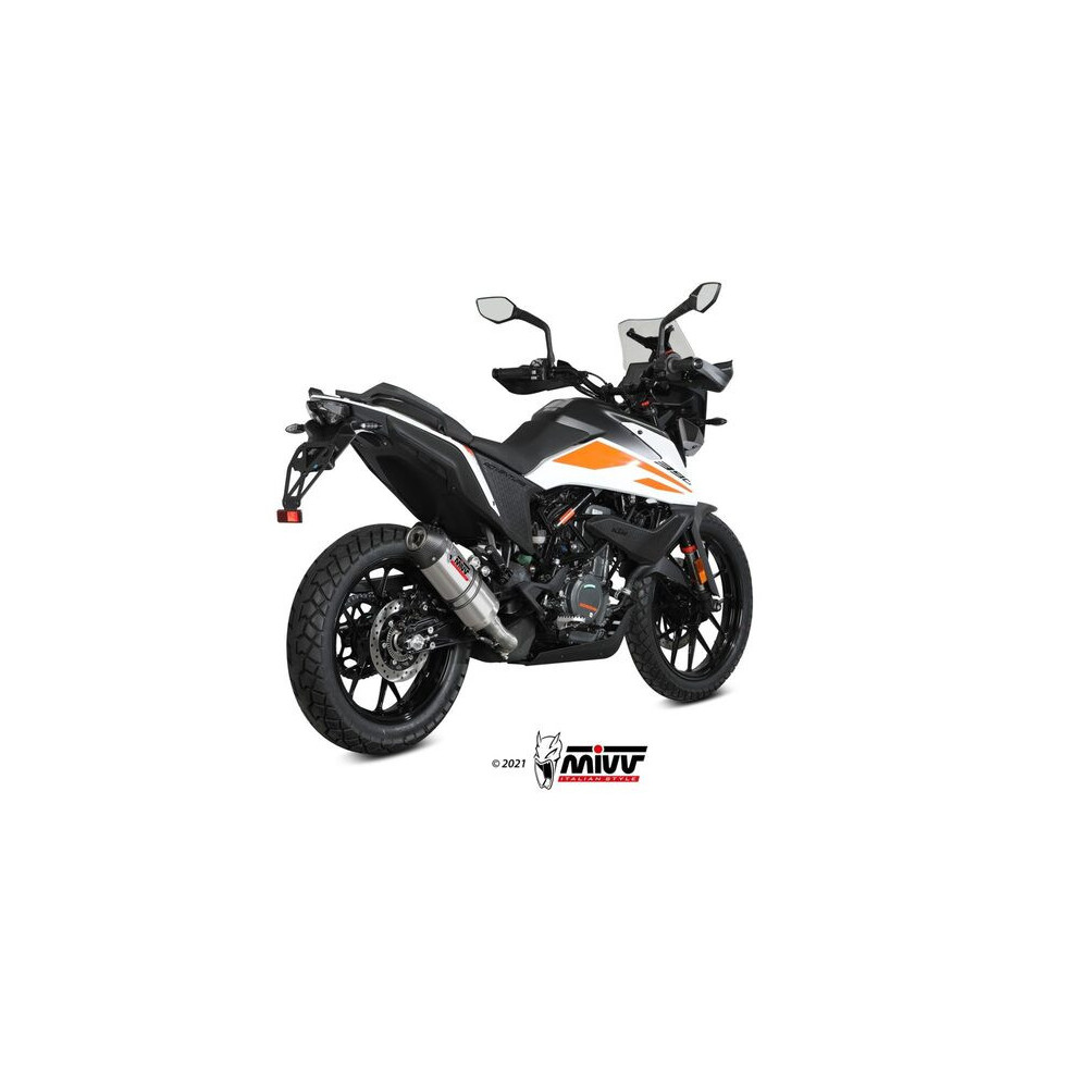 Silencieux MIVV Oval titane - KTM 390 Adventure