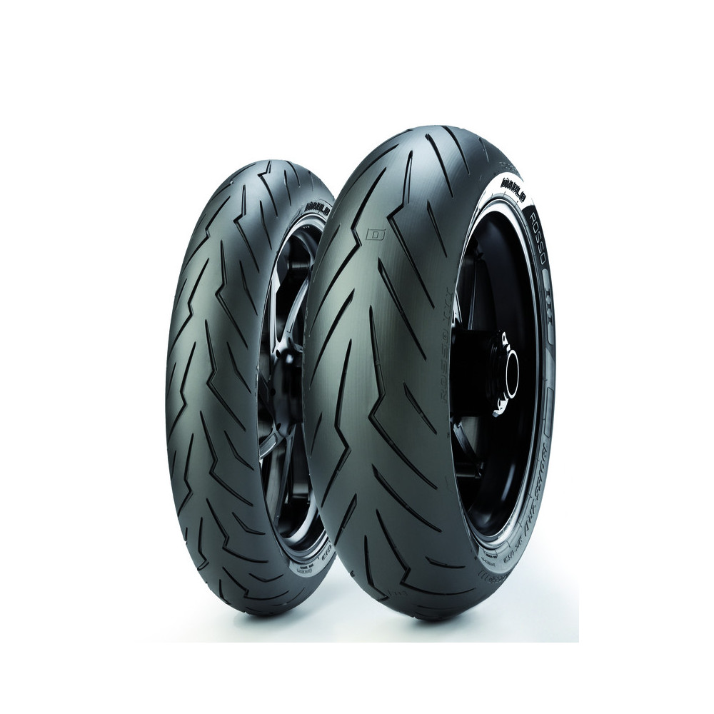 Pneu PIRELLI DIABLO ROSSO III (F) (K) Kawasaki Ninja H2 120/70 ZR 17 M/C (58W) TL (K) Pirelli 1 - AVSmoto Racing Parts 