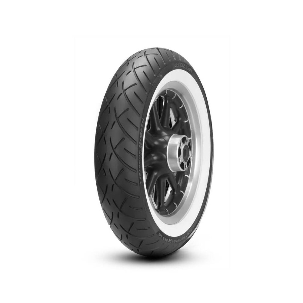 Pneu METZELER ME 888 MARATHON ULTRA REINF (F) WW Flancs Blancs 120/70 B 21 M/C 68H TL METZELER 1 - AVSmoto Racing Parts 