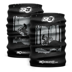 Tour de cou S3 noir S3 1 - AVSmoto Racing Parts 