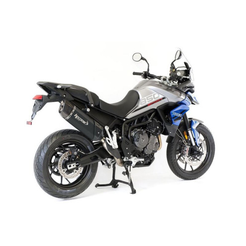 Silencieux HP CORSE SP-3 Noir embout carbone - Triumph 900 Tiger