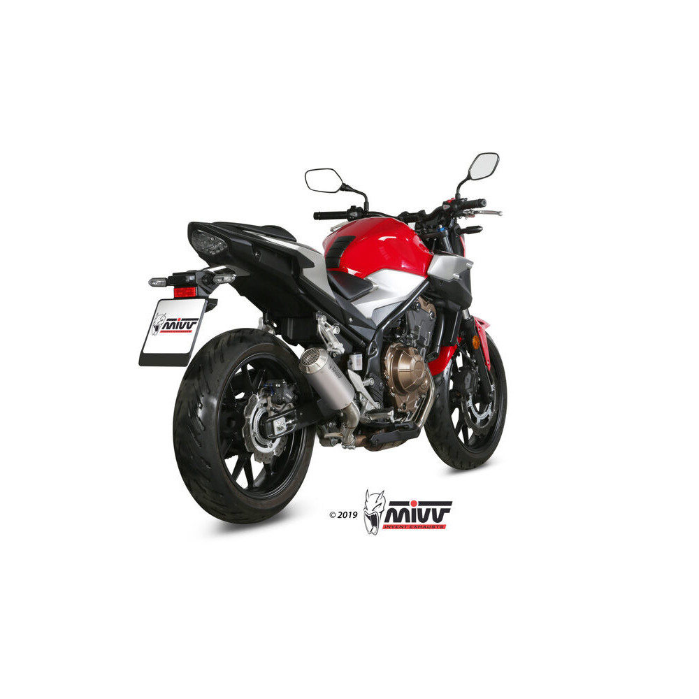 Silencieux MIVV MK3 inox - Honda CB 500 F