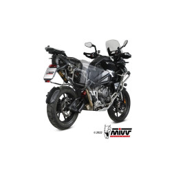Silencieux MIVV Dakar - Inox noir Triumph Tiger 1200 2021-