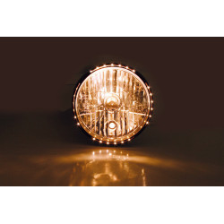 Phare SHIN YO Reno 2 noir brillant - Ø178mm