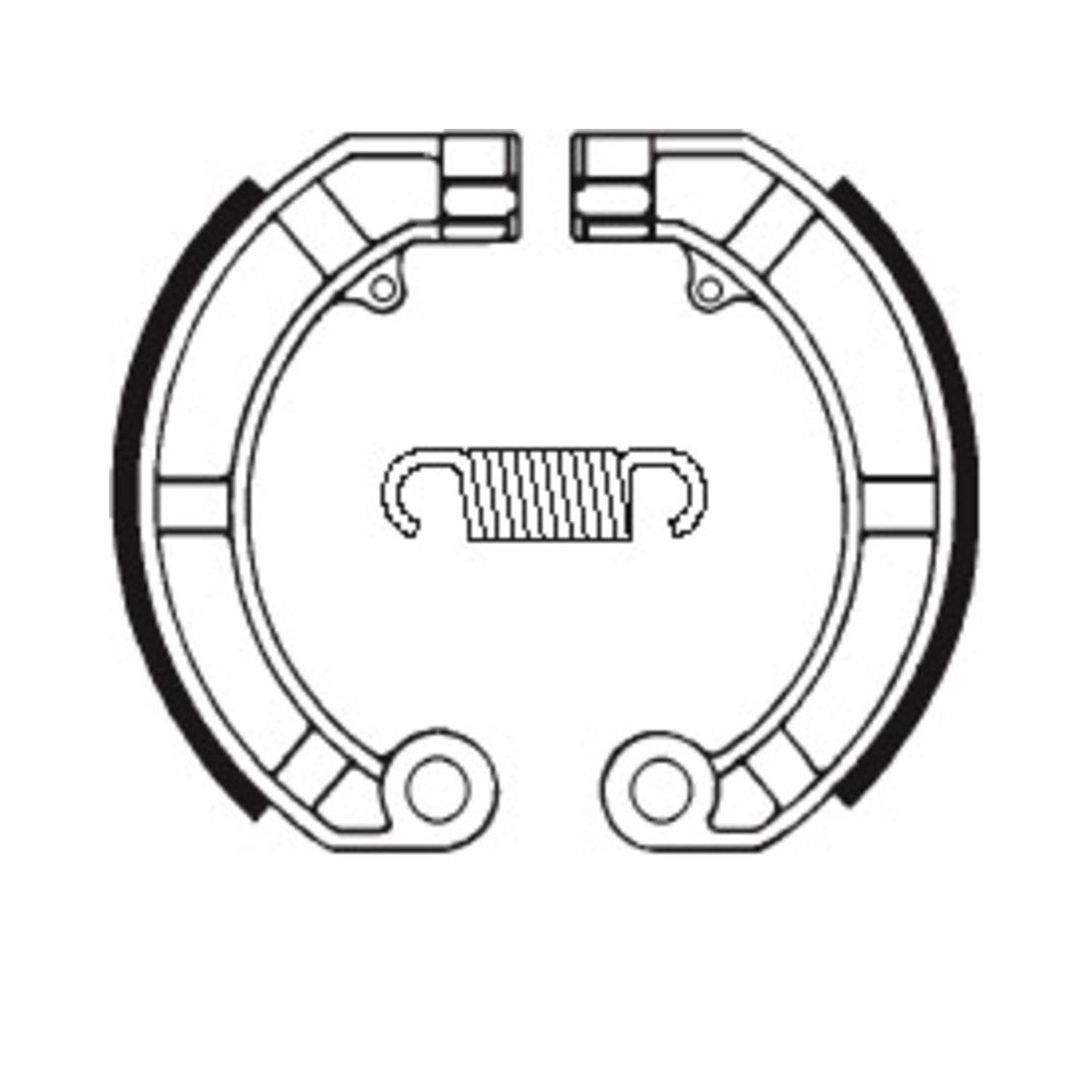 Mâchoires de frein TECNIUM Scooter organique - BA146