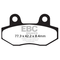 Plaquettes de frein EBC organique