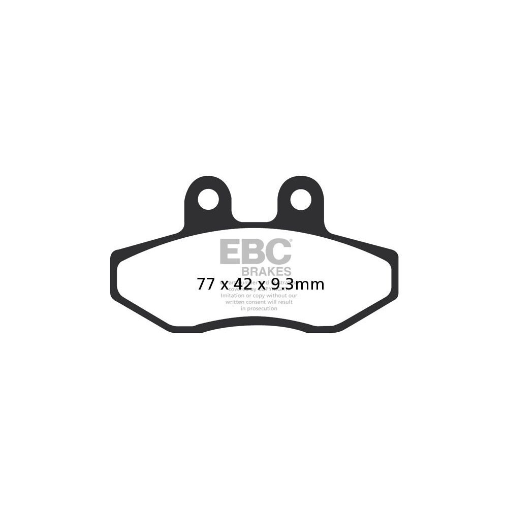 Plaquettes de frein EBC organique SFA series