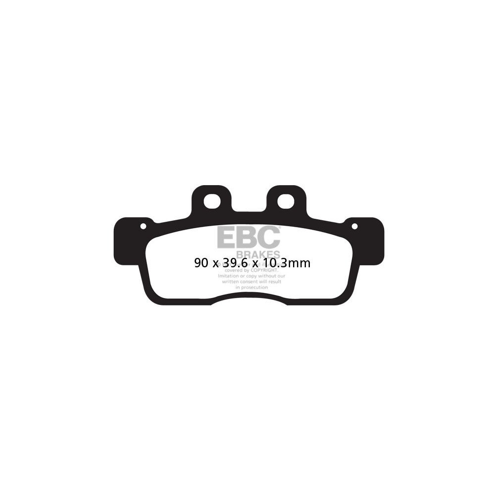 Plaquettes de frein EBC organique SFA series