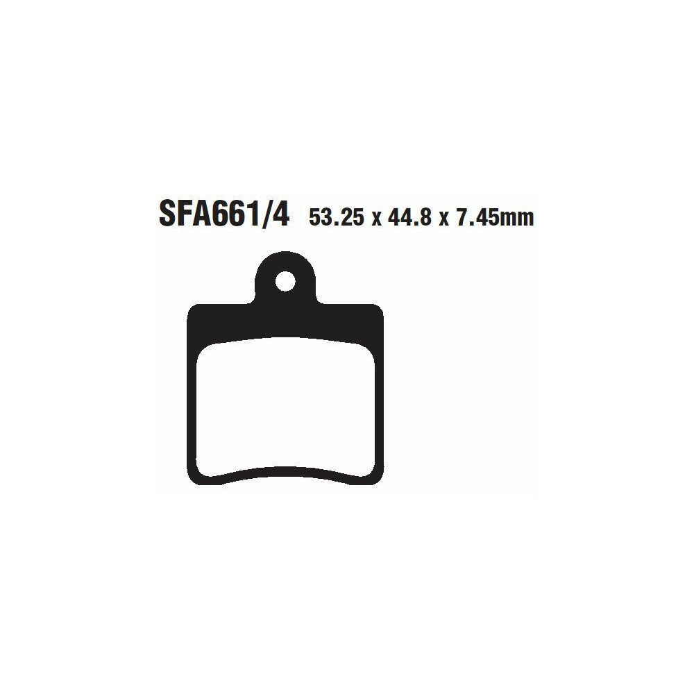 Plaquettes de frein EBC organique SFA series
