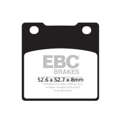 Plaquettes de frein EBC semi-fritté FA-V Series
