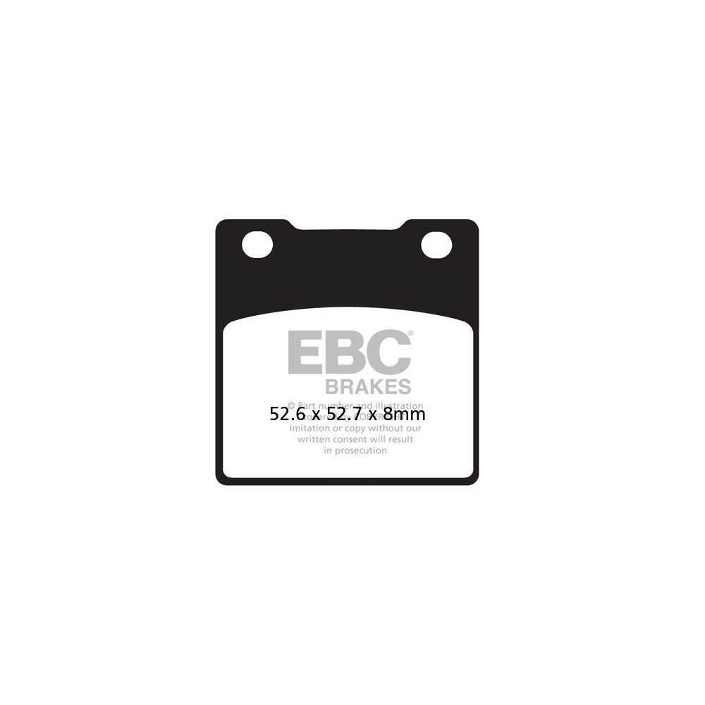 Plaquettes de frein EBC semi-fritté FA-V Series