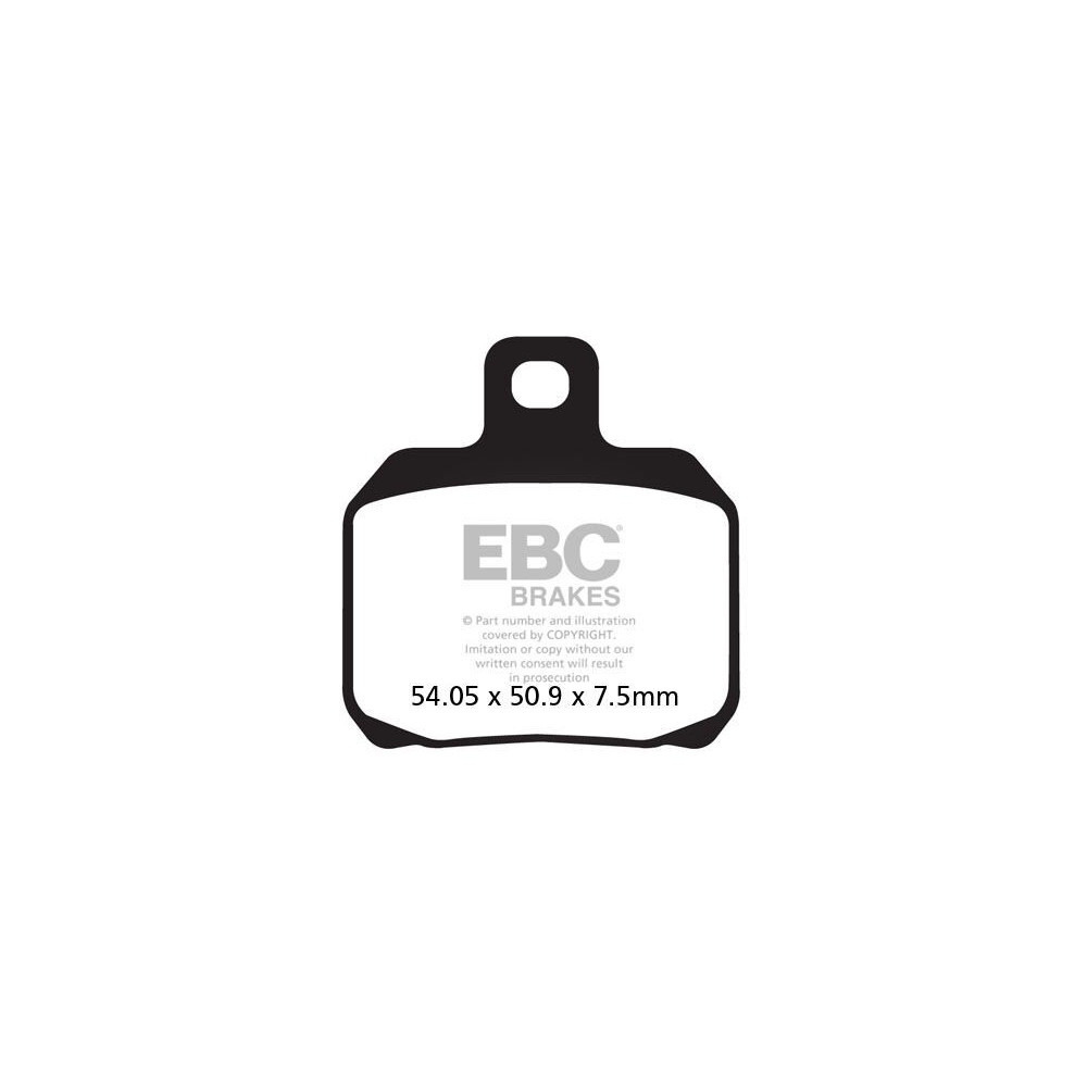 Plaquettes de frein EBC semi-fritté FA-V Series