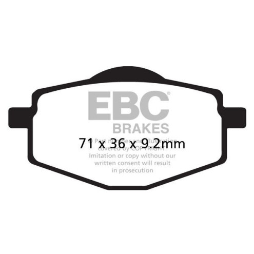 Plaquettes de frein EBC métal fritté SFA-HH Series