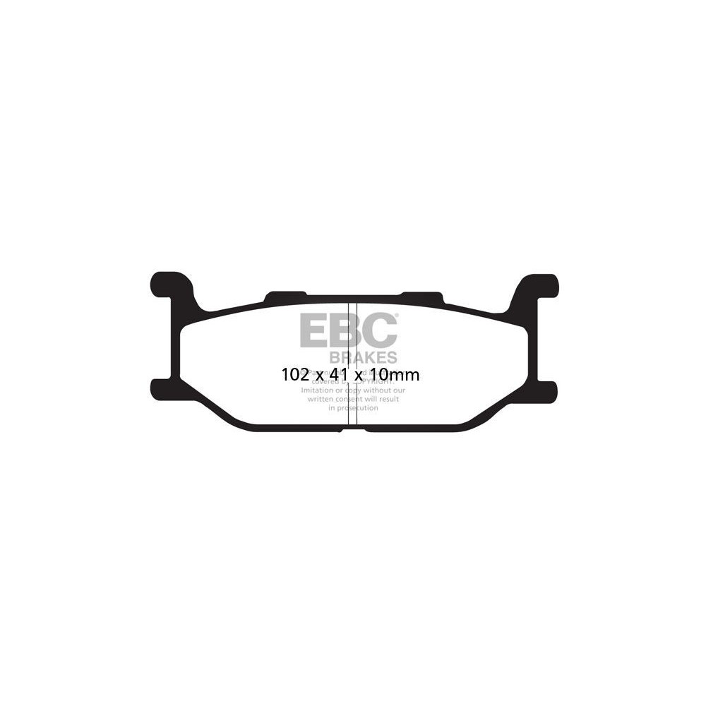 Plaquettes de frein EBC métal fritté SFA-HH Series