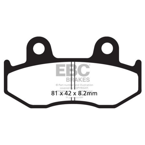 Plaquettes de frein EBC métal fritté SFA-HH Series