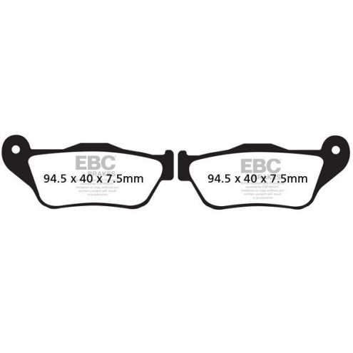 Plaquettes de frein EBC métal fritté SFA-HH Series