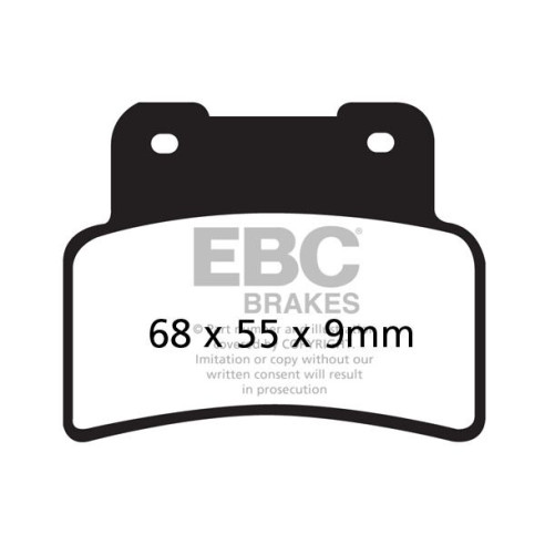 Plaquettes de frein EBC métal fritté SFA-HH Series