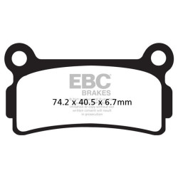 Plaquettes de frein EBC métal fritté Off-Road R Series